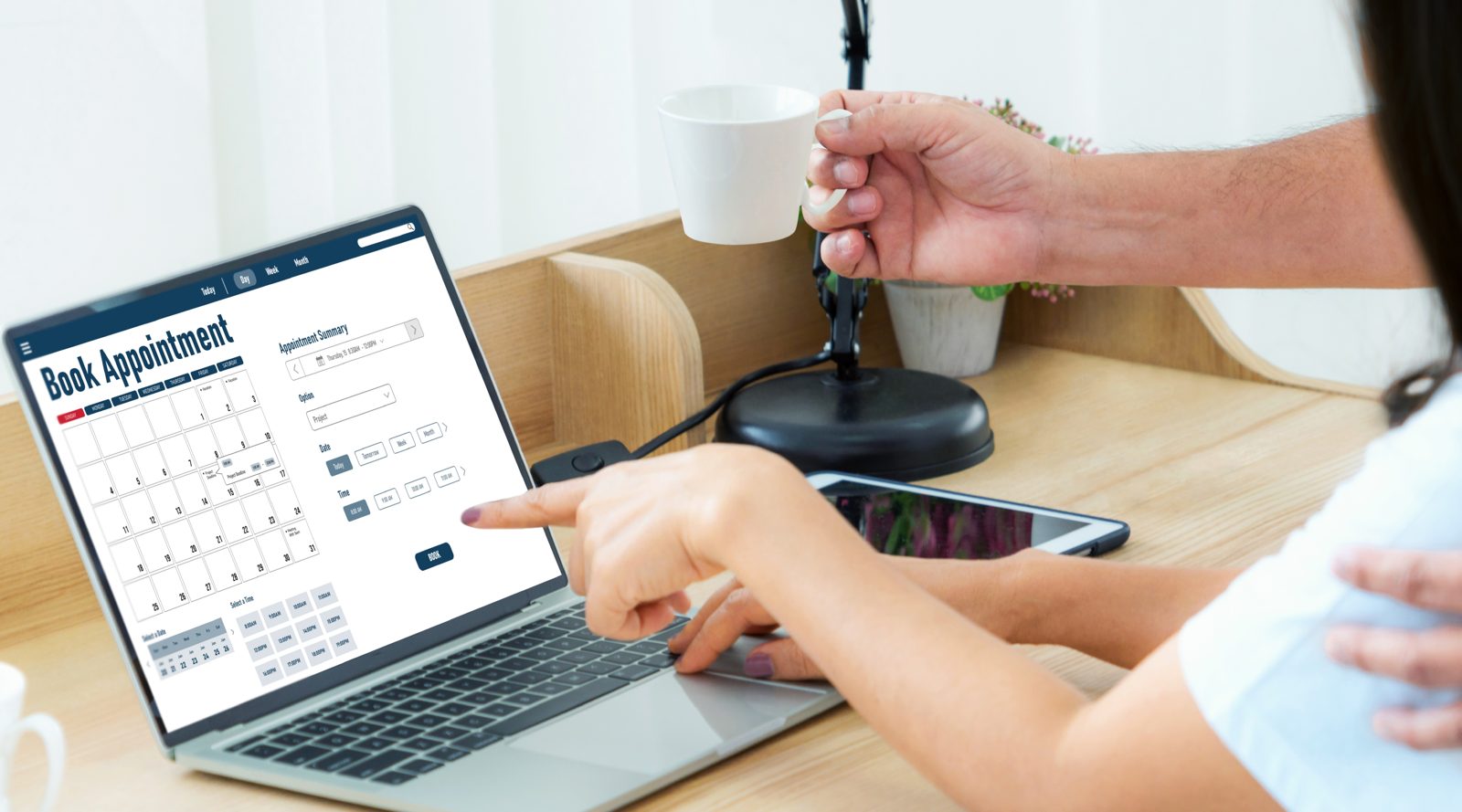 Prise de rendez-vous et rappels automatiques